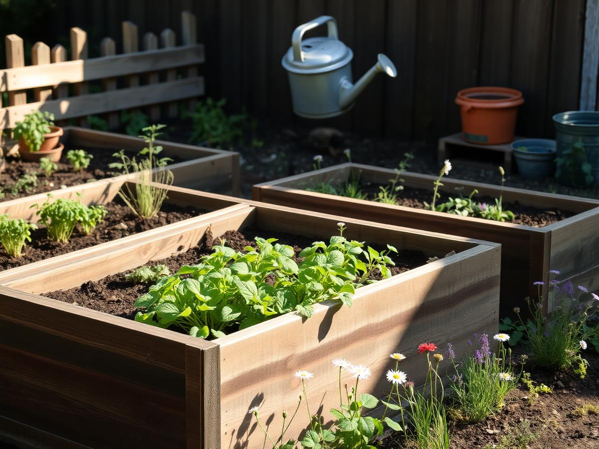 Raised garden beds